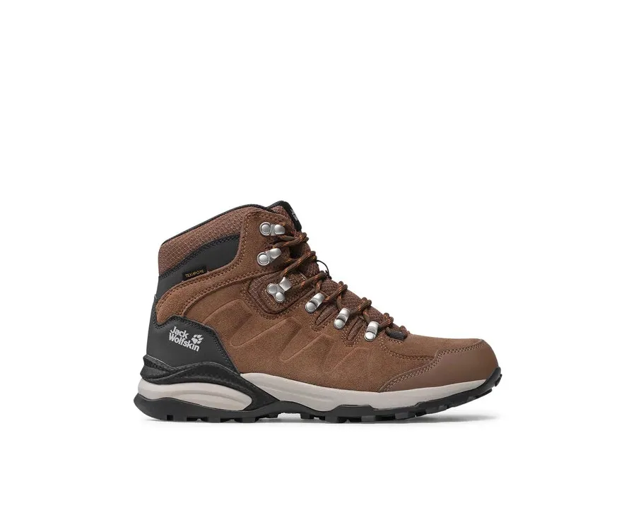 obrazek 1 Jack Wolfskin Trekkingi Refugio Texapore Mid W 4050871 Brązowy