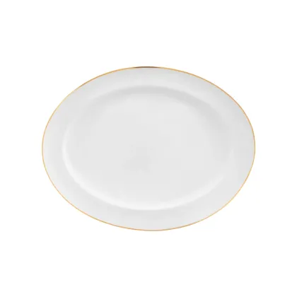 Zdjęcie Uroczy porcelanowy owalny półimek 29 cm - Porcel