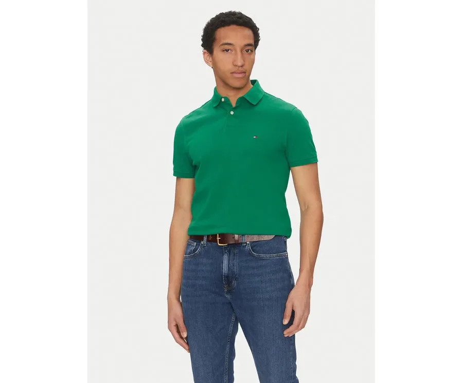 obrazek 1 Tommy Hilfiger Polo 1985 MW0MW17770 Zielony Regular Fit