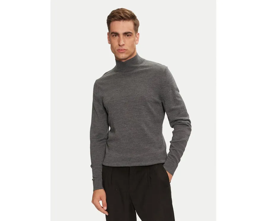 obrazek 1 Calvin Klein Sweter Superior K10K110424 Szary Regular Fit