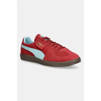 Zdjęcie Puma sneakersy zamszowe Super Team SD męskie kolor bordowy 398528