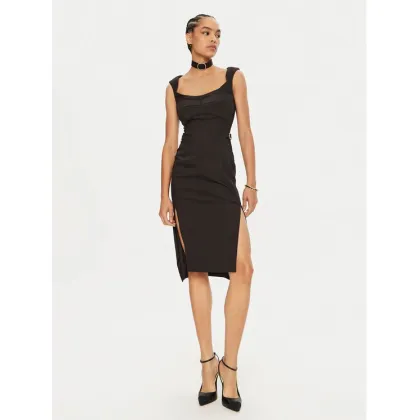 Zdjęcie Babylon Sukienka koktajlowa E00717 Czarny Slim Fit