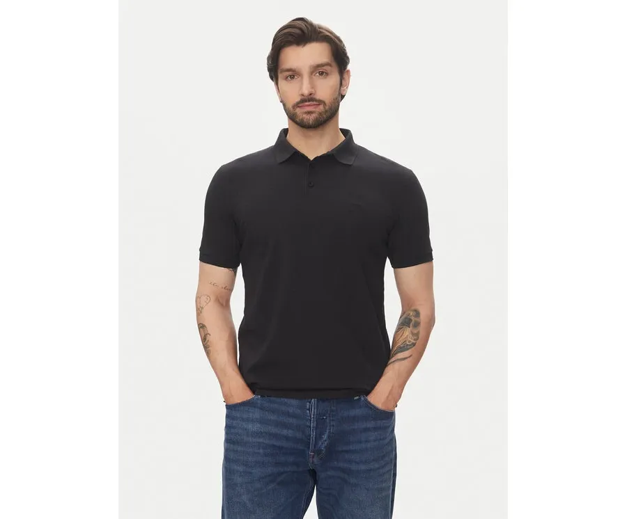 obrazek 1 Lindbergh Polo 30-404020 Czarny Relaxed Fit
