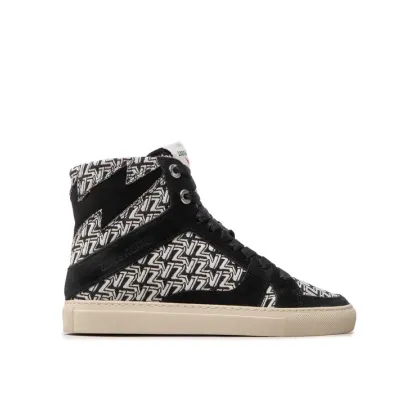 Zdjęcie Zadig&Voltaire Sneakersy High Flash Mo SWSN00057 Czarny