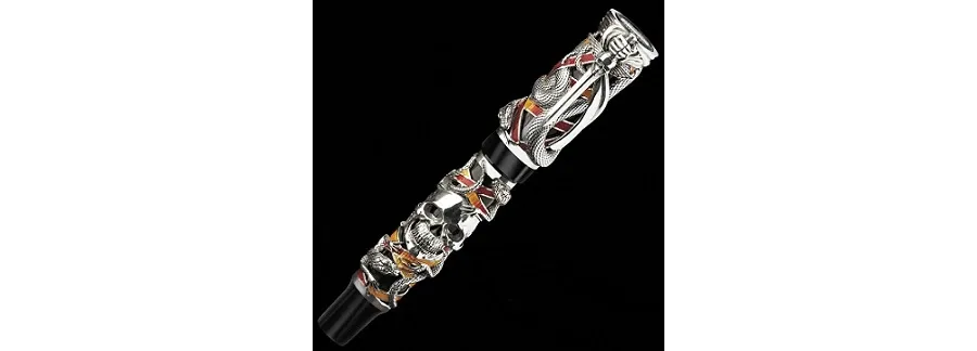 obrazek 5 Finezyjne Pióro Wieczne Silver CHAOS 2012 Sylvester Stallone Montegrappa