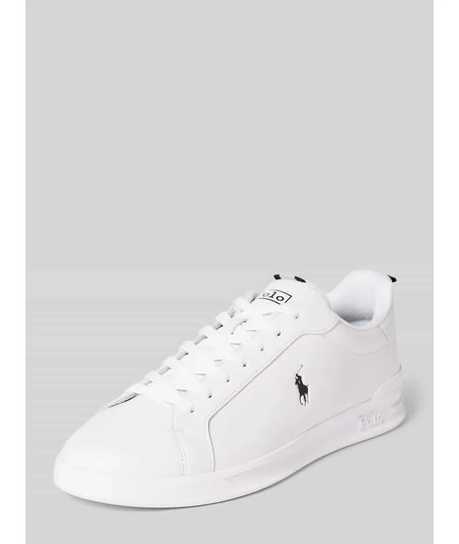 obrazek 1 Sneakersy skórzane z nadrukiem z logo