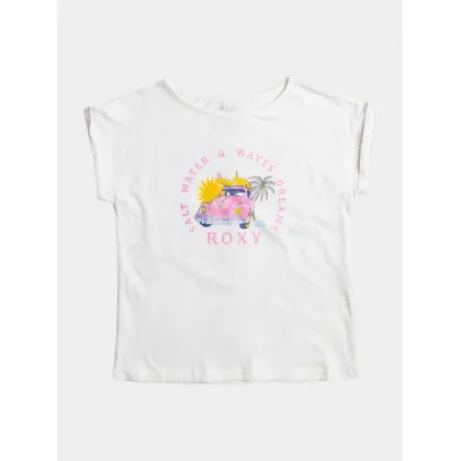 Zdjęcie Roxy T-Shirt Trouble Fr Me A Tees ERGZT03994 Biały Regular Fit