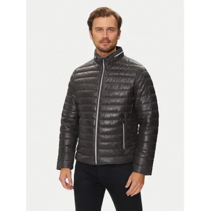 Zdjęcie Milestone Kurtka skórzana Cortino 431019 60515 Szary Regular Fit