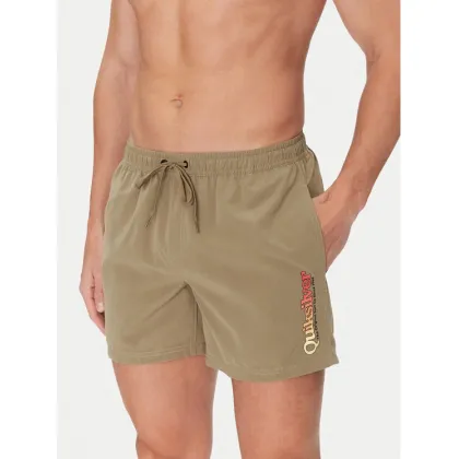 Zdjęcie Quiksilver Szorty kąpielowe Spl Fineline Volley 15 EQYJV04141 Khaki Regular Fit