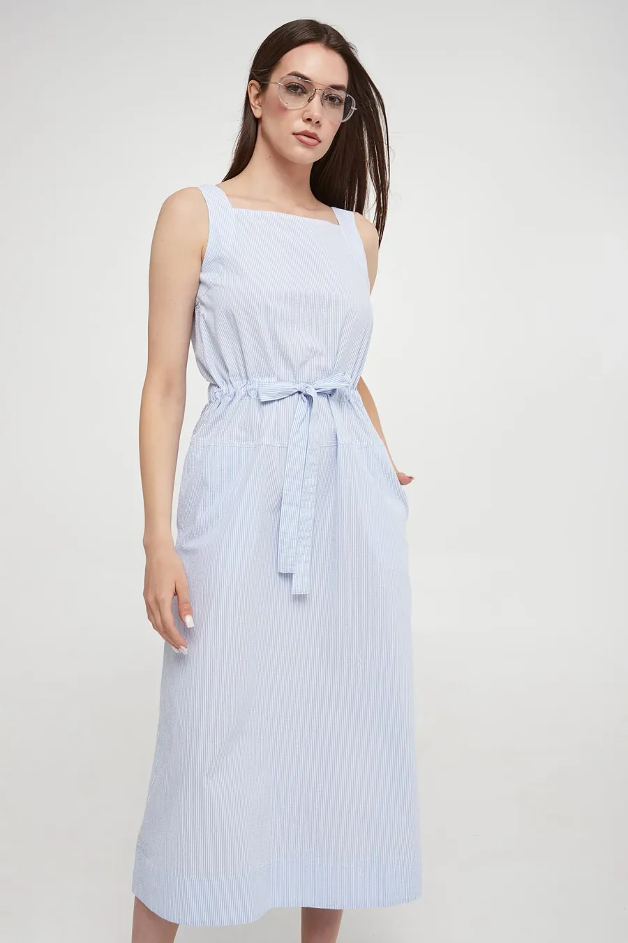 obrazek 1 Sukienka w paski Panfilo MAX MARA LEISURE Max Mara Leisure