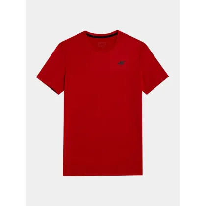 Zdjęcie 4F T-Shirt 4FWSS24TFTSM598 Czerwony Regular Fit