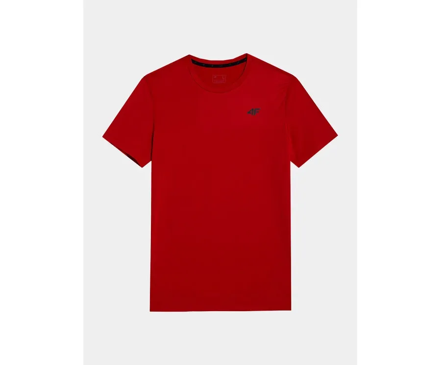 obrazek 1 4F T-Shirt 4FWSS24TFTSM598 Czerwony Regular Fit