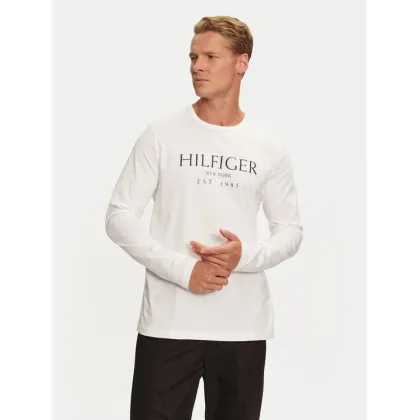 Zdjęcie Tommy Hilfiger Longsleeve MW0MW36502 Biały Regular Fit