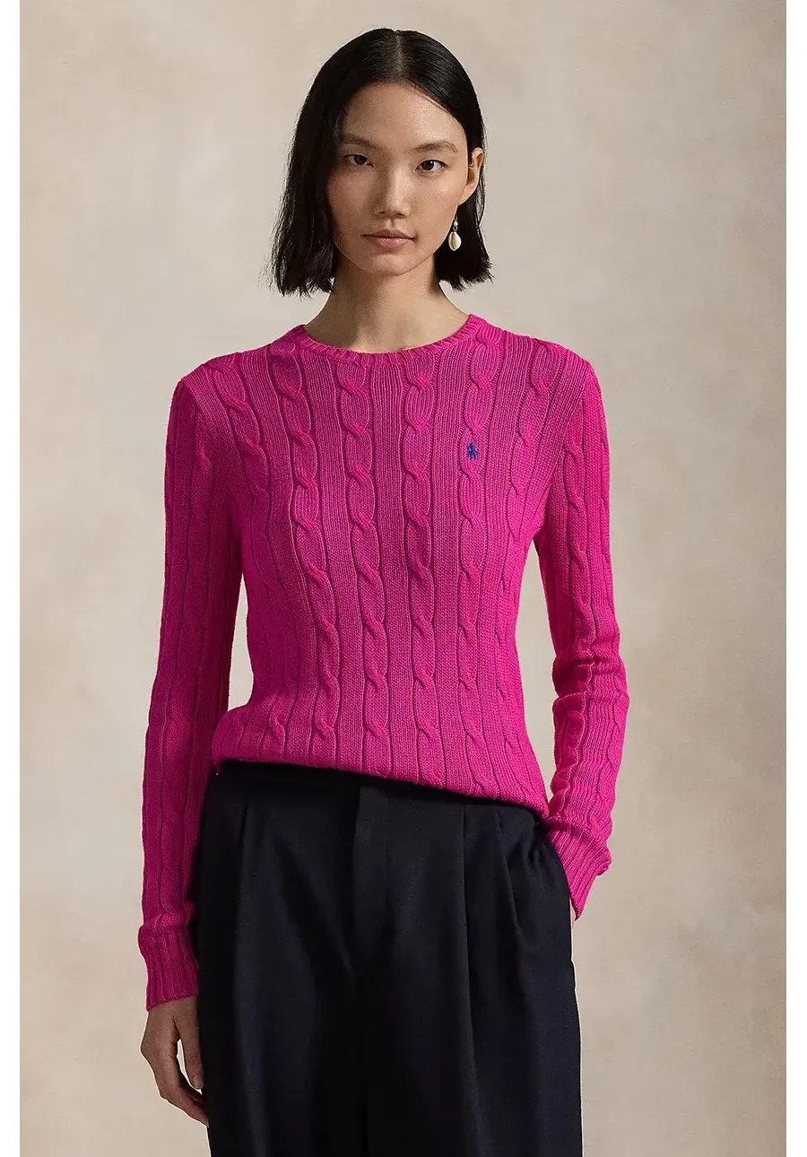 obrazek 1 Polo Ralph Lauren sweter bawełniany kolor różowy  211891640