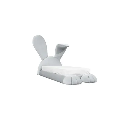 Picture Exclusive gray rabbit children's bed