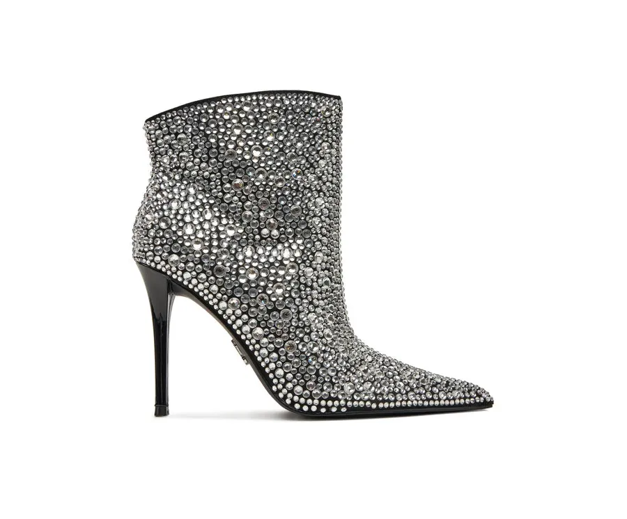 obrazek 1 Steve Madden Botki Sentinel-R SM11003450 Srebrny