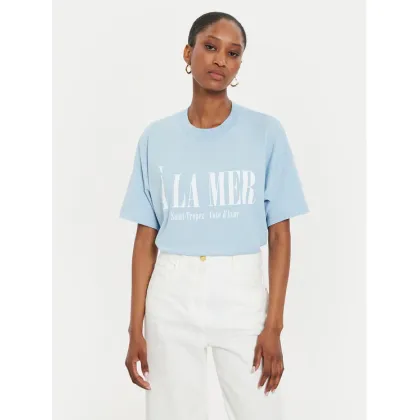 Zdjęcie ViCOLO T-Shirt RB0083 Błękitny Regular Fit