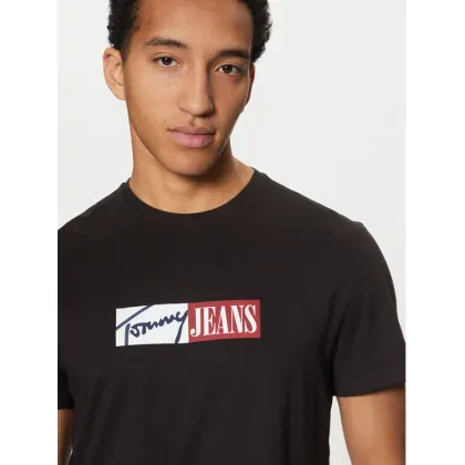 Zdjęcie Tommy Jeans T-Shirt Entry DM0DM20365 Czarny Slim Fit