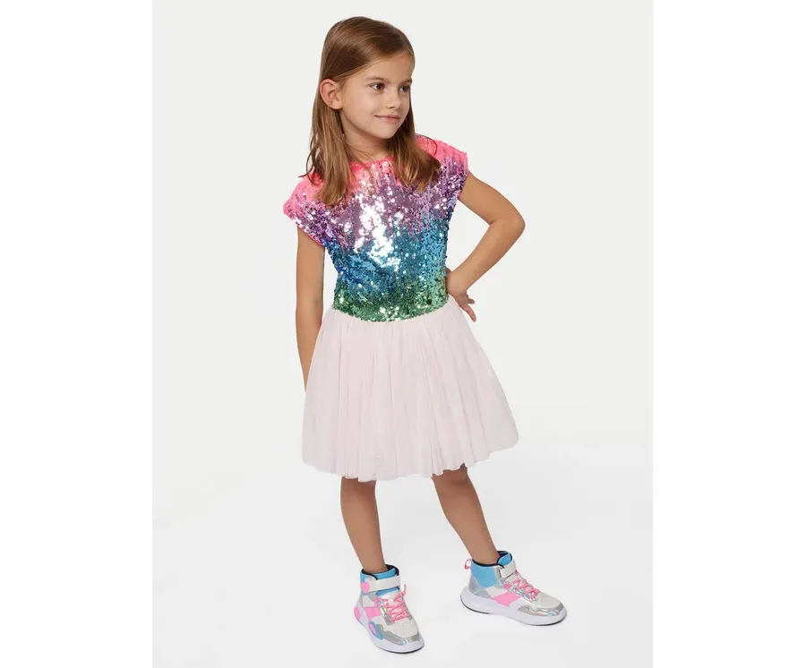 obrazek 1 Billieblush Sukienka codzienna U20650 Różowy Regular Fit