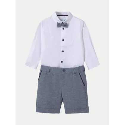 Zdjęcie Abel & Lula Komplet koszula i szorty materiałowe 05250 Granatowy Regular Fit