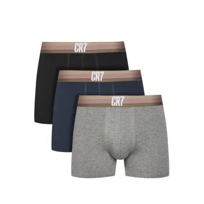 Zdjęcie Cristiano Ronaldo CR7 Komplet 3 par bokserek 8100-49 Kolorowy
