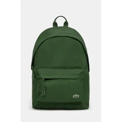 Zdjęcie Lacoste plecak kolor zielony duży gładki NU4592NE