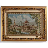 Zdjęcie Unikatowy gobelin z bawełny prezentujący Florencję