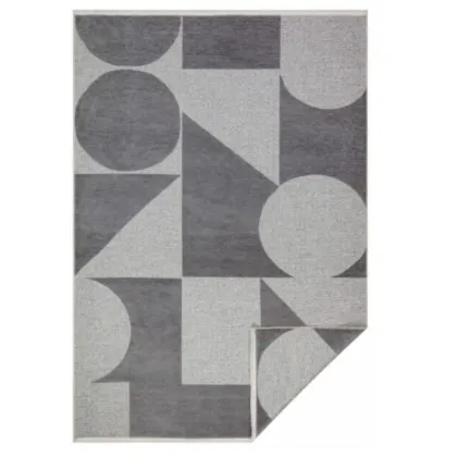Zdjęcie Niesamowity dywan geometryczny Boucle w dwóch rozmiarach