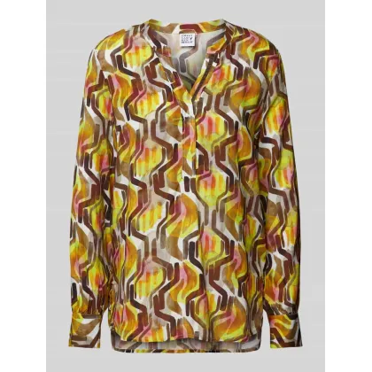 Zdjęcie Bluzka o kroju regular fit z dekoltem w serek