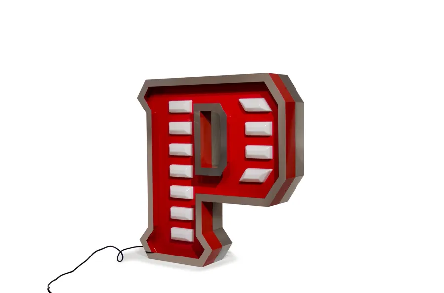 obrazek 3 Nowoczesna lampa w kształcie litery P