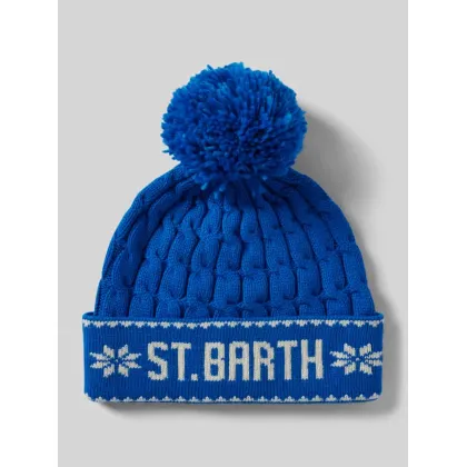 Zdjęcie Czapka z pomponem z mieszanki wełny z dodatkiem wiskozy model ‘WILHELM’