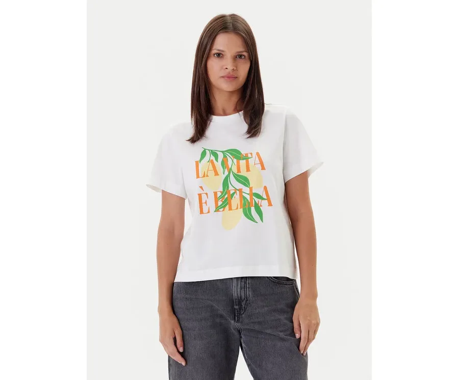 obrazek 1 Vero Moda T-Shirt Sonna 10327143 Biały Regular Fit