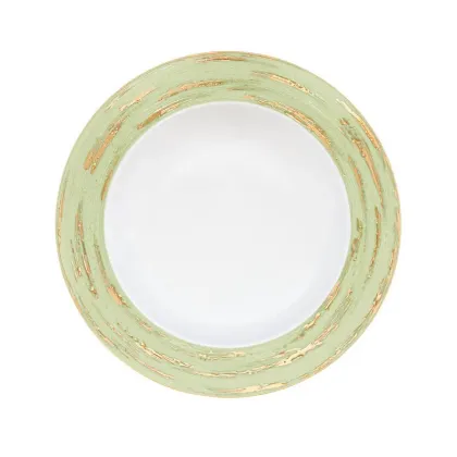 Zdjęcie Piękny talerz do zupy Olivia Lotus z porcelany