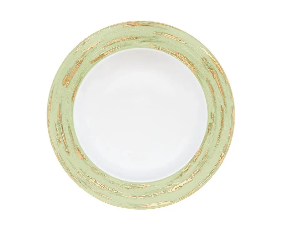 obrazek 1 Piękny talerz do zupy Olivia Lotus z porcelany