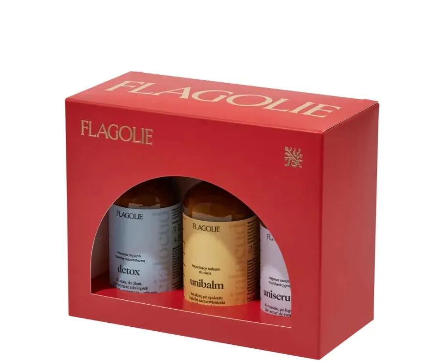 obrazek 1 Flagolie Ukojenie dla ciała i zmysłów (Detox + Uniserum + Unibalm)