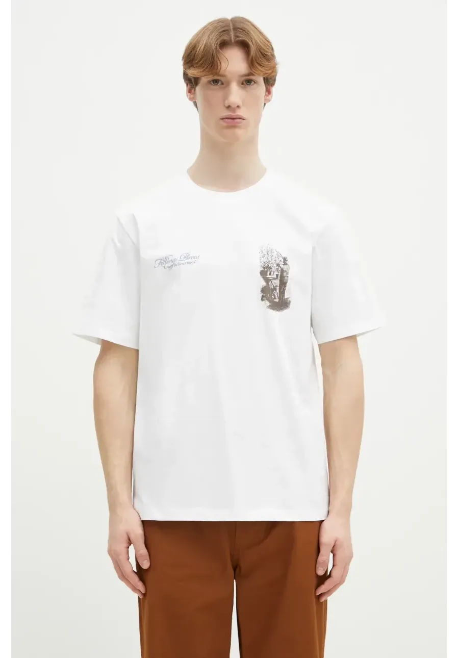 obrazek 1 Filling Pieces t-shirt bawełniany Gardener męski kolor biały z nadrukiem 74499851901