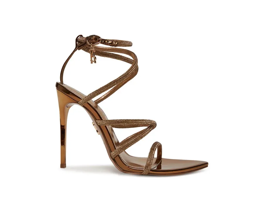 obrazek 1 Steve Madden Sandały Sky High SM11003639 Złoty