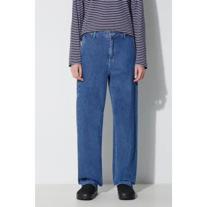 Zdjęcie Carhartt WIP jeansy I031251 W Pierce Pant Straight damskie medium waist I031251-BLUESTOWAS