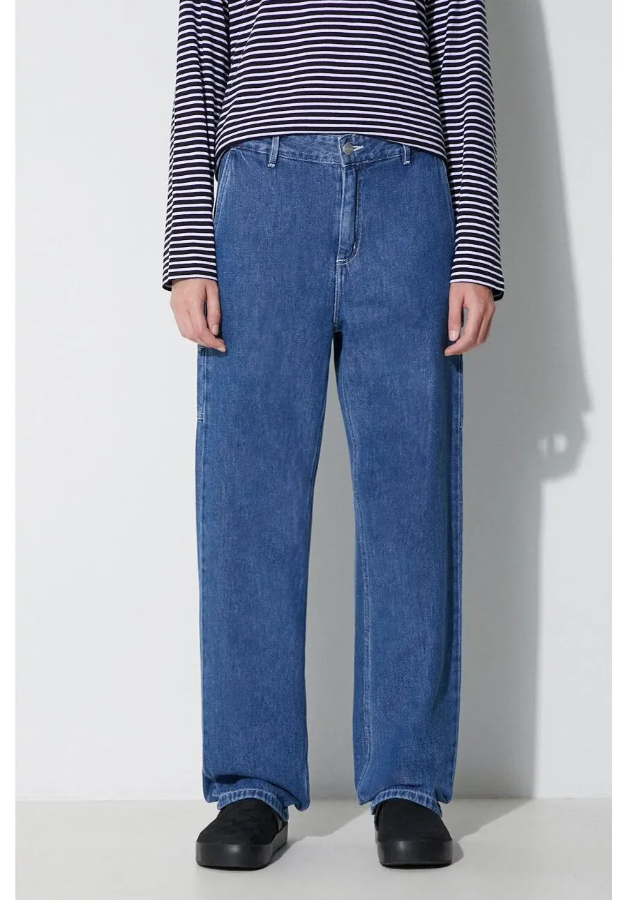 obrazek 1 Carhartt WIP jeansy I031251 W Pierce Pant Straight damskie medium waist I031251-BLUESTOWAS