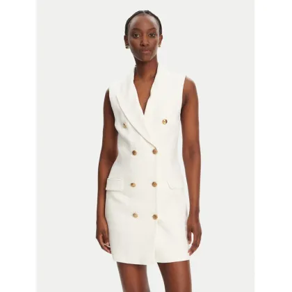 Zdjęcie Elisabetta Franchi Sukienka koszulowa AB85352E2 360 Biały Regular Fit