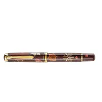 Picture Maki-e Snow, Moon and Flowers luxury fountain pen, limited edition