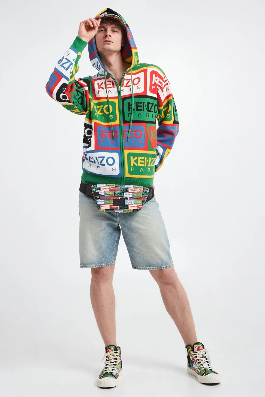 obrazek 1 Spodenki męskie jeansowe KENZO Kenzo