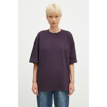 Zdjęcie Alpha Industries t-shirt bawełniany Essentials RL damski kolor fioletowy 146061