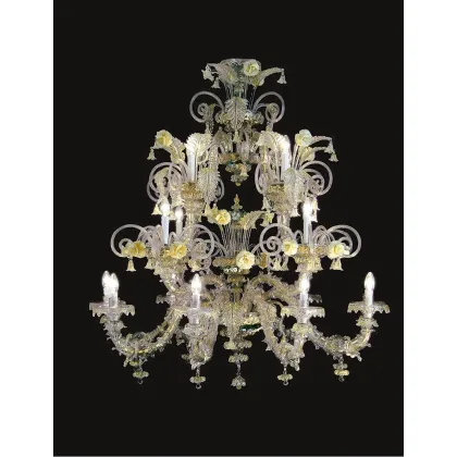Picture Luxurious Murano glass chandelier - Lucevetro