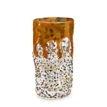 Zdjęcie Designerski wazon z weneckiego szkła murano (25 cm)