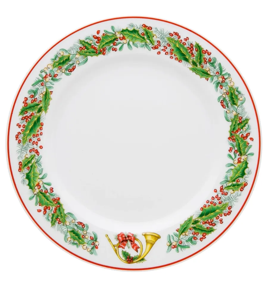 obrazek 2 Zestaw 6 talerzy obiadowych z porcelany ze świątecznej kolekcji Christmas Magic - Vista Alegre