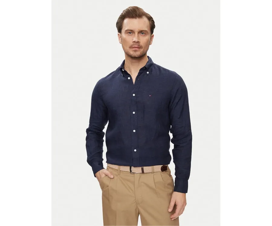 obrazek 1 Tommy Hilfiger Koszula MW0MW34602 Granatowy Regular Fit