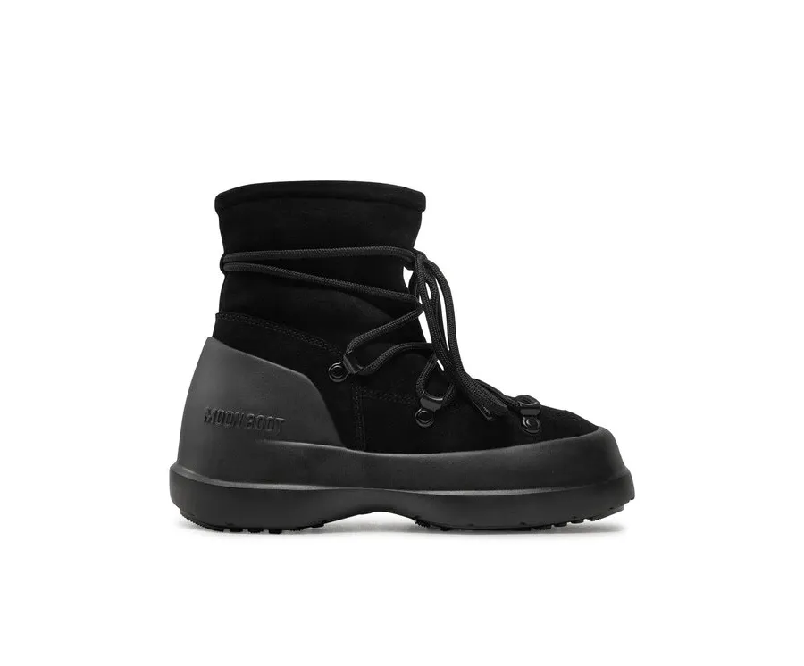 obrazek 1 Moon Boot Śniegowce Luna Boot Suede 80D2480030 Czarny
