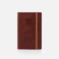 Zdjęcie Włoski skórzany notes z wytłaczaną literką F