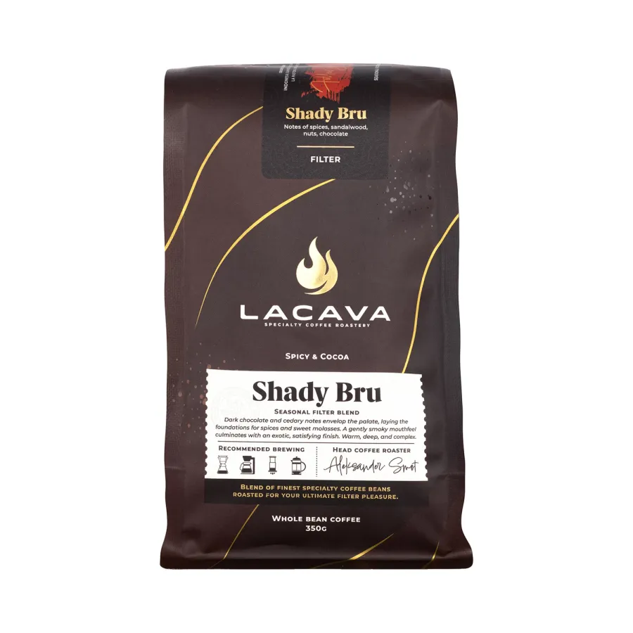 obrazek 1 LaCava - kawa ziarnista Shady BRU Filter 350 g LACAVA